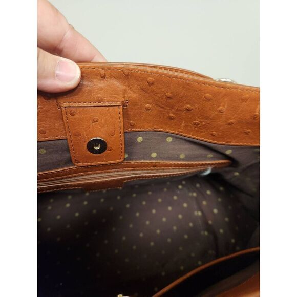 Kate Spade vintage brown leather shoulder bag. - Picture 9 of 14